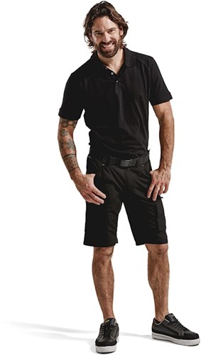 Blåkläder Service short stretch 14491845 | Zwart | Maat 60 - 7330509535936-2
