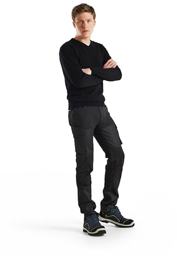 Blåkläder Service werkbroek denim stretch 14571147 | Marineblauw/Zwart | Maat 50 - 7330509727973-2