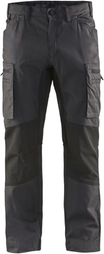 Blåkläder Service werkbroek stretch 14591146 | Donkergrijs/Zwart | Maat 54 - 7330509486351