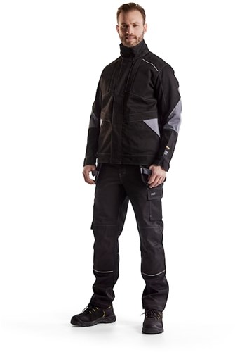 Blåkläder Vlamvertragende werkbroek 14611516 | Zwart/Grijs | Maat 46 - 7330509638828-2