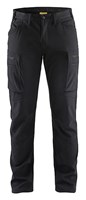 Blåkläder Softshell service werkbroek 14772513 | Zwart | Maat 56 - 7330509775042