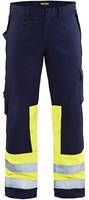 Blåkläder Multinorm werkbroek 14781514 | Marine/High-Vis Geel | Maat 50 - 7330509516744