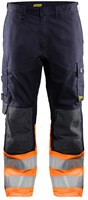 Blåkläder Multinorm inherent werkbroek 14881513 | Marineblauw/Oranje | Maat 54 - 7330509720424-2