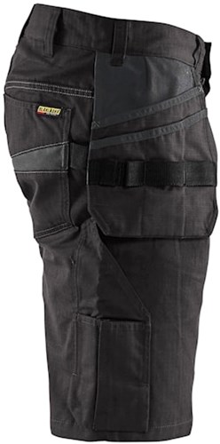 Blåkläder Service short met spijkerzakken 14941330 | Zwart/Donkergrijs | Maat 58 - 7330509689189-3
