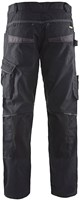 Blåkläder Service werkbroek met stretch zonder spijkerzakken 14951330 | Zwart/Donkergrijs | Maat 46 - 7330509555484-2
