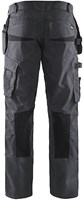 Blåkläder Service werkbroek met stretch en spijkerzakken 14961330 | Medium Grijs/Zwart | Maat 48 - 7330509689820-2