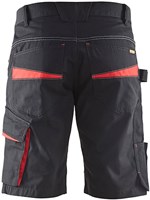 Blåkläder Service short 14991330 | Zwart/Rood | Maat 56 - 7330509549803-2