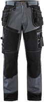 Blåkläder Werkbroek X1500 15001370 | Grijs/Zwart | Maat C156 - 7330509256206