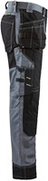 Blåkläder Werkbroek X1500 15001370 | Grijs/Zwart | Maat C156 - 7330509256206-3