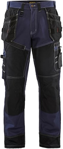 Blåkläder Werkbroek X1500 15001370 | Marineblauw/Zwart | Maat C50 - 7330509421970