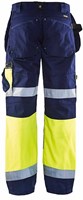 Blåkläder Werkbroek High-Vis X1500 15081860 | Marine/High-Vis Geel | Maat 50 - 7330509387207-2
