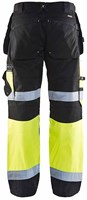Blåkläder Werkbroek High-Vis X1500 15081860 | Zwart/High-Vis Geel | Maat 62 - 7330509387863-2