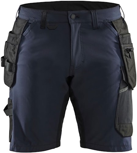 Blåkläder Short 4-weg stretch 15201645 | Donker marineblauw/Zwart | Maat 46 - 7330509826287