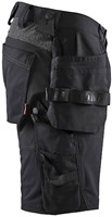 Blåkläder Short 4-weg stretch 15201645 | Zwart/Donkergrijs | Maat 44 - 7330509802878-3