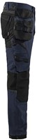 Blåkläder Werkbroek met 4-weg stretch 15221645 | Donker marineblauw/Zwart | Maat 60 - 7330509723500-3