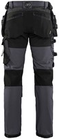 Blåkläder Werkbroek met 4-weg stretch 15221645 | Medium Grijs/Zwart | Maat 44 - 7330509723685-2