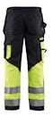 Blåkläder Werkbroek High-Vis 15291370 | Zwart/High-Vis Geel | Maat 48 - 7330509372319-2