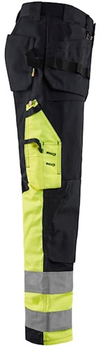 Blåkläder Werkbroek High-Vis 15291370 | Zwart/High-Vis Geel | Maat 48 - 7330509372319-3