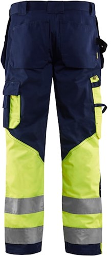 Blåkläder Werkbroek High-Vis 15291860 | Marine/High-Vis Geel | Maat 58 - 7330509287996-2