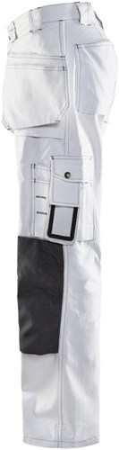 Blåkläder Schilders Werkbroek 15311210 | Wit/Donkergrijs | Maat 44 - 7330509755105-3