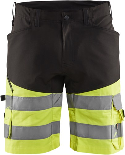 Blåkläder Short met stretch High-Vis 15411811 | Zwart/High Vis Geel | Maat 58 - 7330509692189