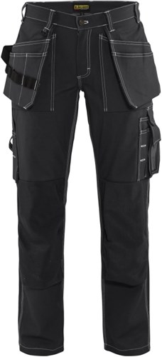 Blåkläder Dames werkbroek 15451370 | Zwart | Maat 36 - 7330509500439