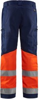 Blåkläder Werkbroek met stretch High-Vis 15511811 | Marineblauw/Oranje | Maat 56 - 7330509662984-2