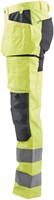 Blåkläder Werkbroek met stretch High-Vis 15521811 | High-Vis Geel/Medium Grijs | Maat 52 - 7330509675328-3