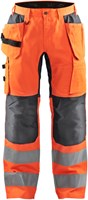 Blåkläder Werkbroek met stretch High-Vis 15521811 | High-Vis Oranje/Medium Grijs | Maat 64 - 7330509773673