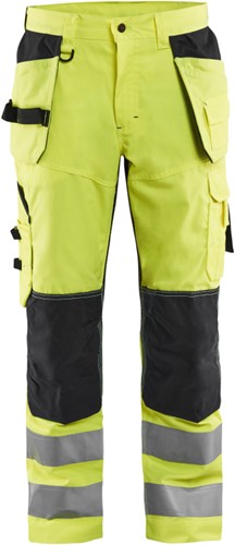 Blåkläder Werkbroek High-Vis met ventilatie 15651811 | High Vis Geel/Zwart | Maat 60 - 7330509516225