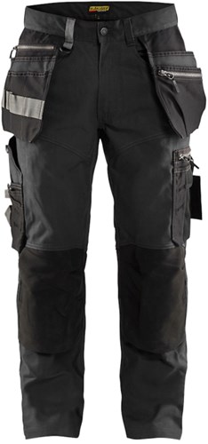 Blåkläder Werkbroek met stretch 15901343 | Donkergrijs/Zwart | Maat 44 - 7330509667187