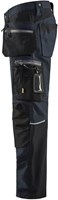 Blåkläder Werkbroek met stretchpanelen en spijkerzakken 15991343 | Donker marineblauw/Zwart | Maat 60 - 7330509692936-3