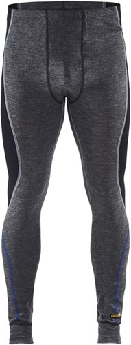 Blåkläder Lange onderbroek 100% merino WARM 18491732 | Medium Grijs/Zwart | Maat XXL - 7330509705520