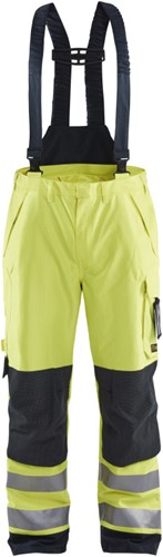 Blåkläder Multinorm shell werkbroek 18811532 | High-Vis Geel/Marineblauw | Maat M - 7330509783948