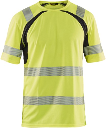 Blåkläder UV-T-Shirt High-Vis 33971013 | High-Vis Geel/Zwart | Maat XXL - 7330509655238