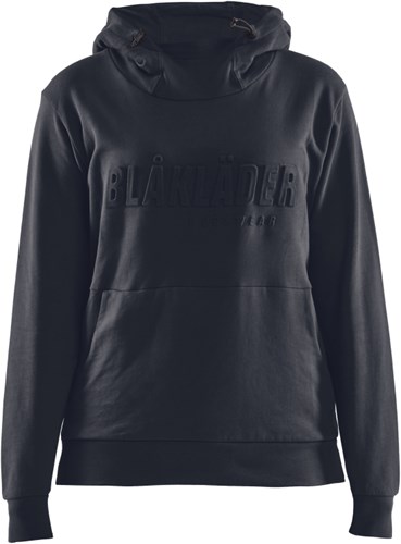 Blåkläder Dames hoodie 3D 35601158 | Donker marineblauw | Maat L - 7330509771389