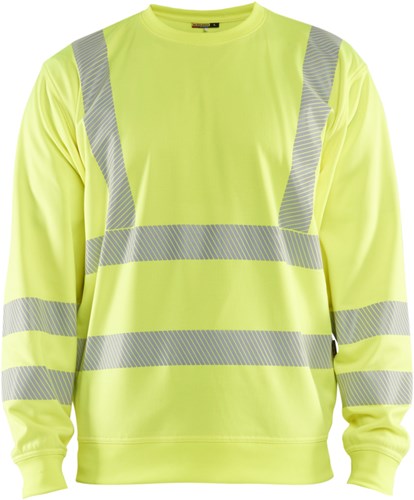 Blåkläder High-Vis Sweatshirt 35622538 | High-Vis Geel | Maat XXL - 7330509831991