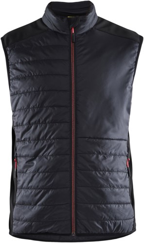 Blåkläder Gevoerde bodywarmer 38632030 | Zwart/Rood | Maat XL - 7330509818312