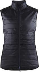 Blåkläder Dames bodywarmer gevoerd 38642030 | Zwart/Donker marineblauw | Maat L - 7330509818657