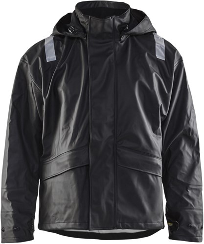 Blåkläder Regenjas High-Vis LEVEL 2 43022003 | Zwart | Maat XL - 7330509284919