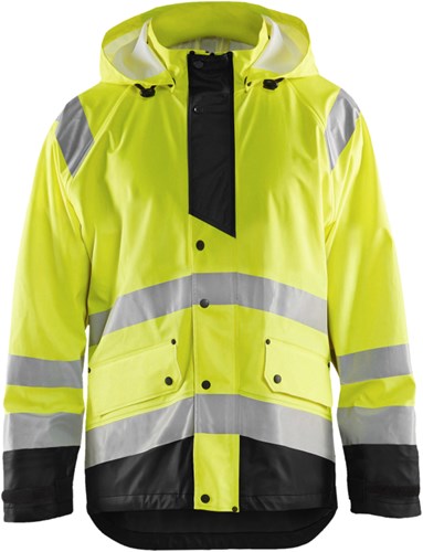 Blåkläder Regenjas High-Vis LEVEL 3 43272005 | High-Vis Geel/Zwart | Maat M - 7330509659557