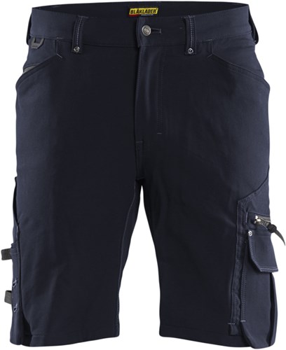 Blåkläder Short 4-weg stretch X1900 zonder spijkerzakken 19871644 | Donker marineblauw/Zwart | Maat 54 - 7330509688328