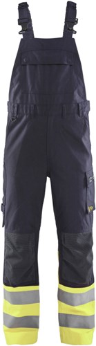 Blåkläder Bretelbroek Multinorm Inherent Klasse 1 28881512 | Marine/High-Vis Geel | Maat 50 - 7330509809273