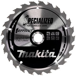 Makita Accessoires Cirkelzaagblad Hout | Efficut 165x20x1,4 | 25T | 23g - B-62985
