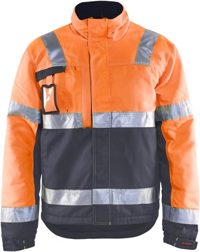 Blåkläder Winterjas High-Vis 48621811 | High Vis Oranje/Medium Grijs | Maat L - 7330509755600