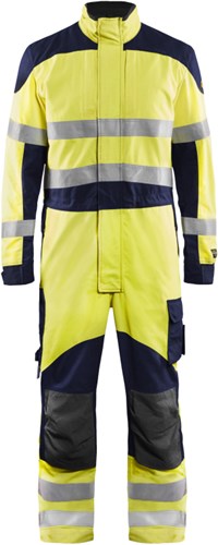 Blåkläder Multinorm Inherent overalls 60891512 | High-Vis Geel/Marineblauw | Maat 54 - 7330509626030