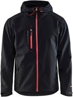 Blåkläder Softshell Jack 4949 | Zwart/Rood | Maat 3XL - 7330509471166-2