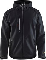 Blåkläder Softshell Jack 4949 | Zwart/Rood | Maat XL - 7330509471135-3