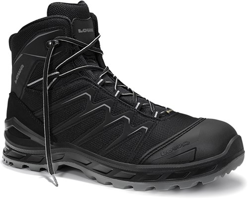 Lowa Werkschoen Larrox Work GTX Mid 5480 S3 | Zwart/Grijs | Maat 43 - 4063606292688