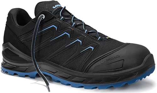 Lowa Werkschoen Larrox Work GTX Laag 5432 S3 | Zwart/Blauw | Maat 40 - 4063606279252